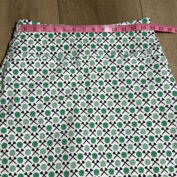 SWING CONTROL Golf Skort Skirt Size 6 Tennis Pickleball Golfball Print ~EUC - Picture 10 of 13